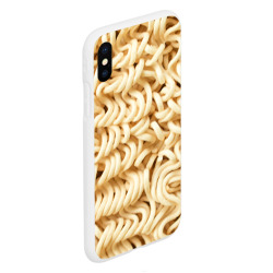 Чехол для iPhone XS Max матовый Лапша - фото 2