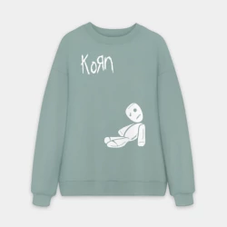 Мужской свитшот oversize без начеса хлопок Korn