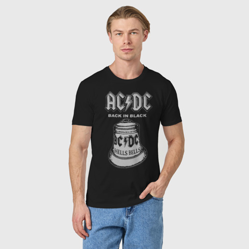 Мужская футболка хлопок AC/DC, цвет черный - фото 3