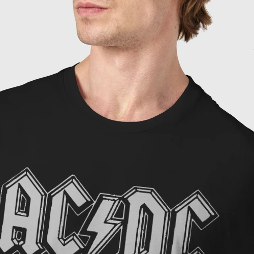 Мужская футболка хлопок с принтом AC/DC, фото #4