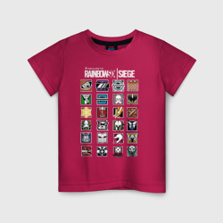 Детская футболка хлопок Rainbow Six Siege защита