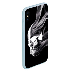 Чехол для iPhone XS Max матовый Wind - smoky skull - фото 2