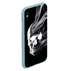 Чехол для iPhone XS Max матовый Wind - smoky skull - фото 2