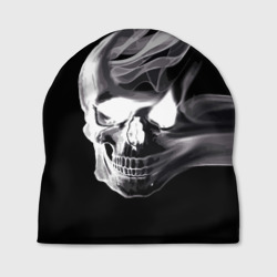 Wind - smoky skull – Шапка с принтом купить