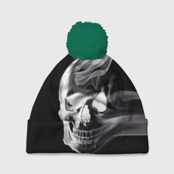 Шапка 3D c помпоном Wind - smoky skull