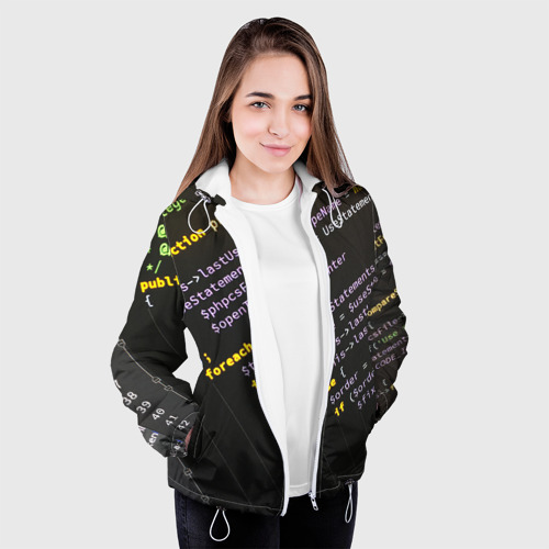 Женская куртка 3D ПРОГРАММНЫЙ КОД - фото 4
