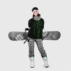 Накидка на куртку 3D Матрица кода - фото 2