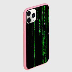 Чехол для iPhone 11 Pro Max матовый Матрица кода - фото 2