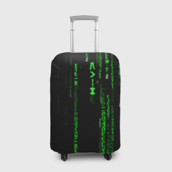 Чехол для чемодана 3D Матрица кода