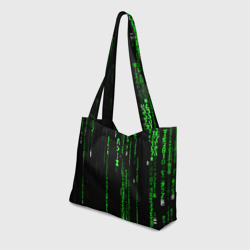 Пляжная сумка 3D Матрица кода - фото 2