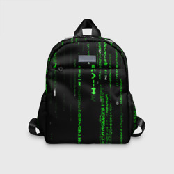 Детский рюкзак 3D Матрица кода