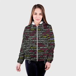 Женская куртка 3D Цифры кода - фото 2