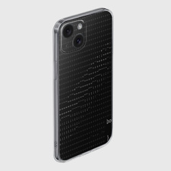 Чехол для iPhone 15 силиконовый с защитой камеры Символьный код - фото 2