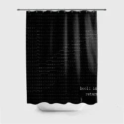Штора 3D для ванной Символьный код