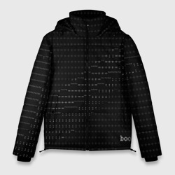 Мужская зимняя куртка 3D Символьный код