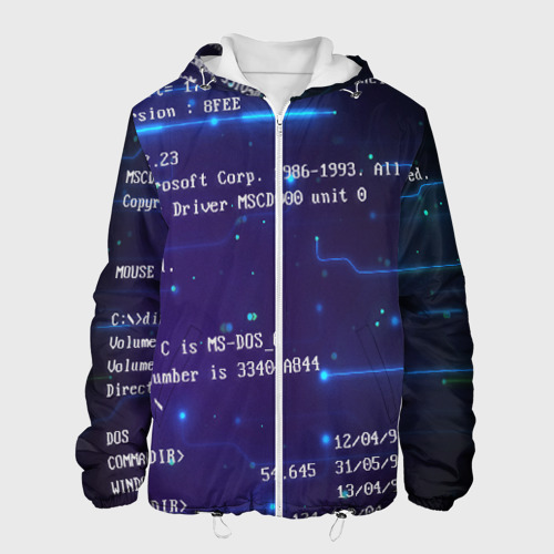 Мужская куртка 3D Bios code, цвет 3D печать