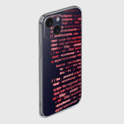 Чехол для iPhone 15 силиконовый с защитой камеры HTML&PHP - фото 2