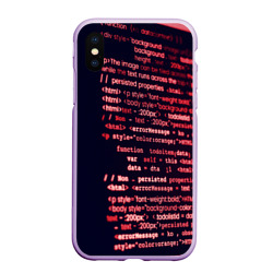 Чехол для iPhone XS Max матовый HTML&PHP