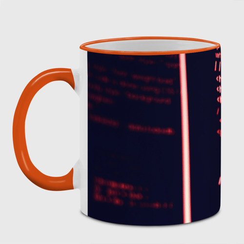 Кружка с полной запечаткой HTML&PHP, цвет Кант оранжевый - фото 2