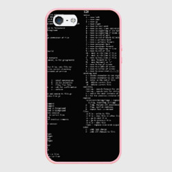 Чехол для iPhone 5/5S матовый Программирование 7