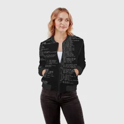 Женский бомбер 3D Программирование 7 - фото 2