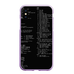 Чехол для iPhone XS Max матовый Программирование 7