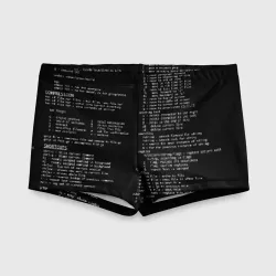 Детские купальные плавки 3D Программирование 7