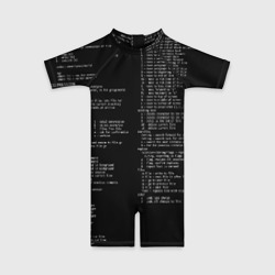 Детский купальный костюм 3D Программирование 7