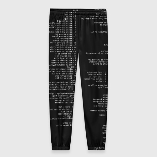 Женские брюки 3D Программирование 7, цвет 3D печать - фото 2