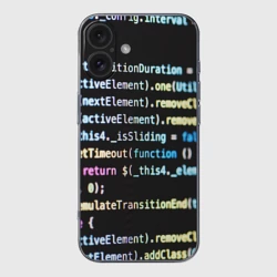 Чехол для iPhone 16 силиконовый с защитой камеры Программист