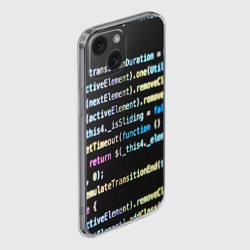 Чехол для iPhone 15 силиконовый с защитой камеры Программист - фото 2