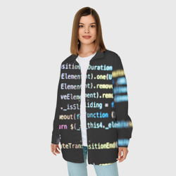 Женская рубашка oversize 3D Программист - фото 2