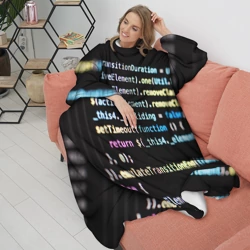 Плед с рукавами Программист - фото 2