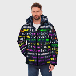 Мужская зимняя куртка 3D Программирование - фото 2