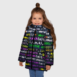 Зимняя куртка для девочек 3D Программирование - фото 2