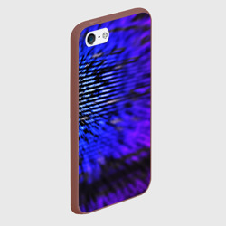 Чехол для iPhone 5/5S матовый Неоновый код - фото 2