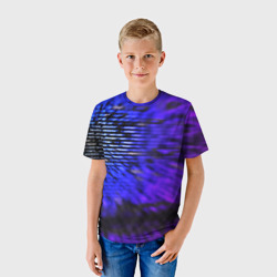 Детская футболка 3D Неоновый код - фото 2