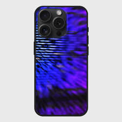 Чехол силиконовый для Apple iPhone 15 Pro матовый Неоновый код