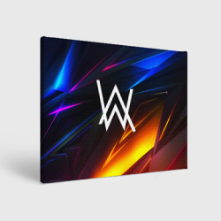 Холст прямоугольный Alan Walker stripes