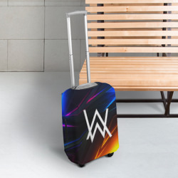 Чехол для чемодана 3D Alan Walker stripes - фото 2