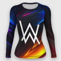 Женский рашгард 3D Alan Walker stripes