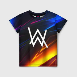 Детская футболка 3D Alan Walker stripes