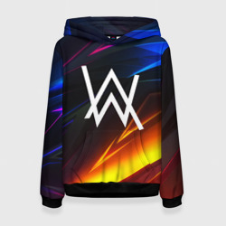 Женская толстовка 3D Alan Walker stripes