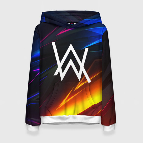 Женская толстовка 3D Alan Walker stripes, цвет 3D печать