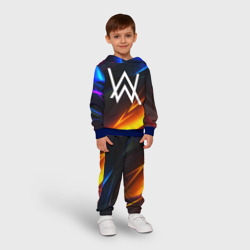 Детский костюм с толстовкой 3D Alan Walker stripes - фото 2