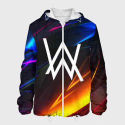 Мужская куртка 3D Alan Walker stripes