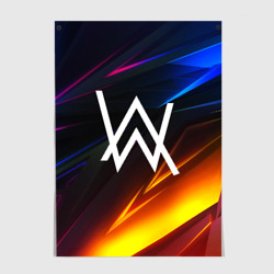 Постер Alan Walker stripes