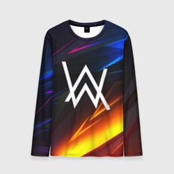 Мужской лонгслив 3D Alan Walker stripes