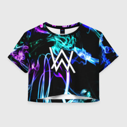 Женская футболка Crop-top 3D Alan Walker