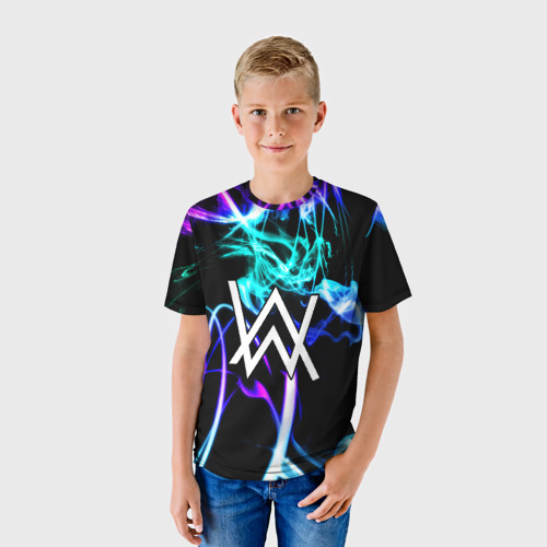 Детская футболка 3D Alan Walker, цвет 3D печать - фото 3